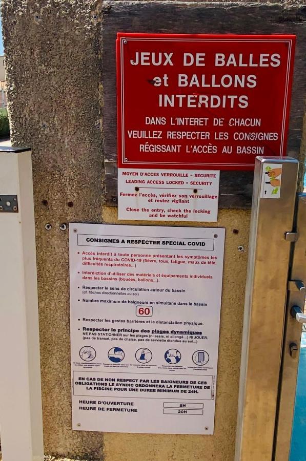 Appartement Proche Mer Avec Piscine Et Parking Fleury  Extérieur photo